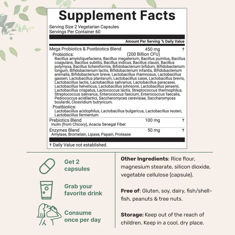 Velixis Mega Probiotics Veggie Capsules