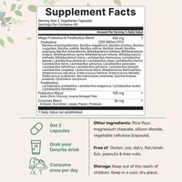 Velixis Mega Probiotics Veggie Capsules